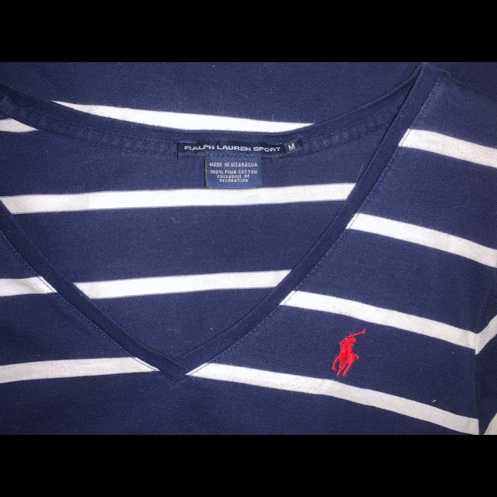 Ralph Lauren sport women’s V-neck *small stain